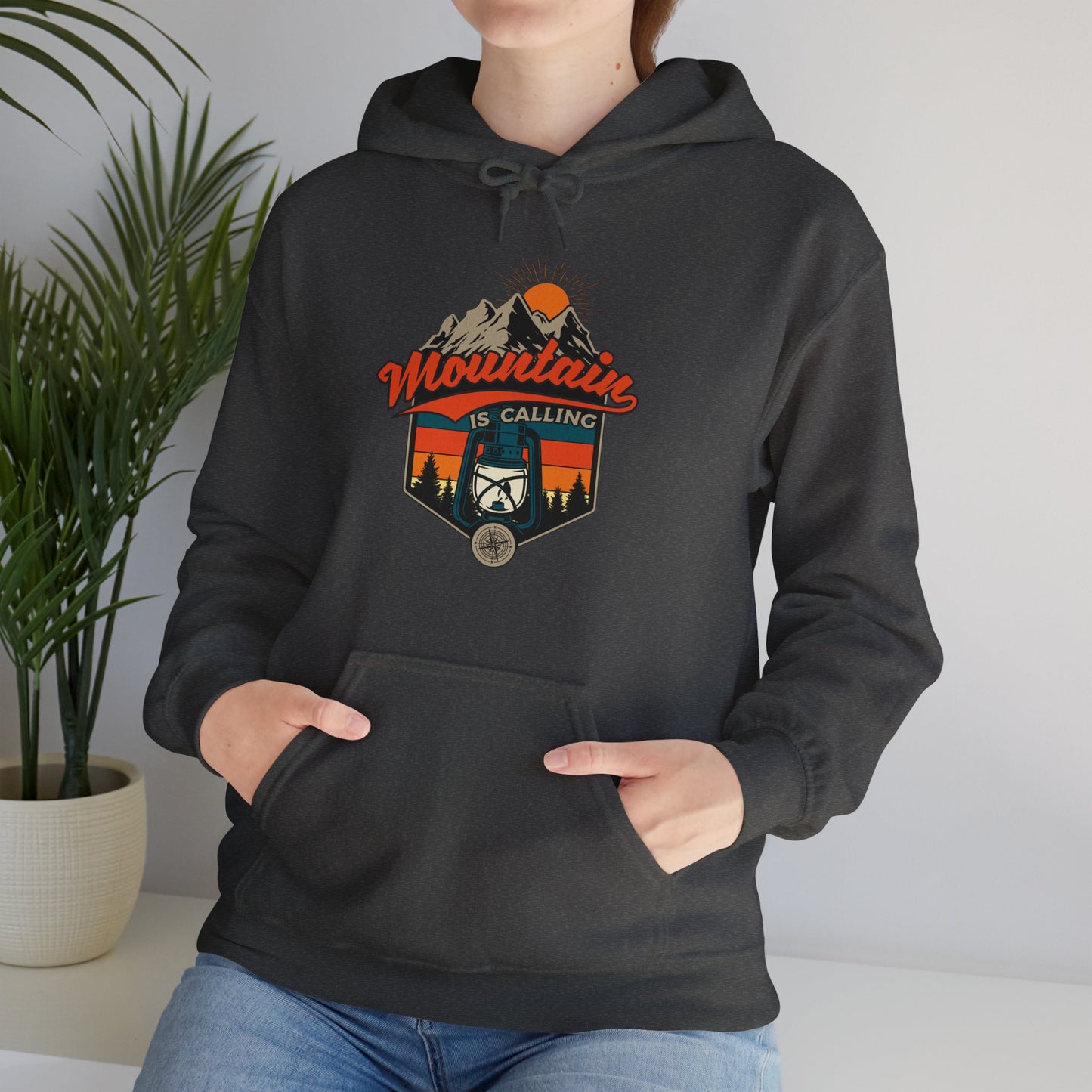 "Mountain is Calling" Hoodie for Nature Lovers (CA)