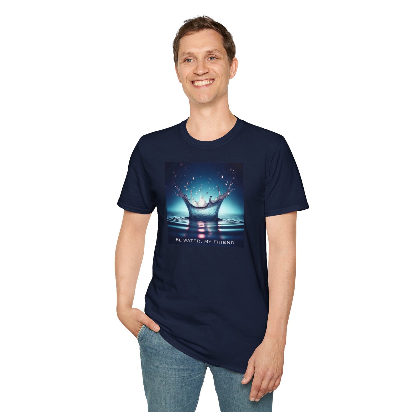 Bruce Lee Quote T-Shirt - 'Be Water, My Friend' (CA)