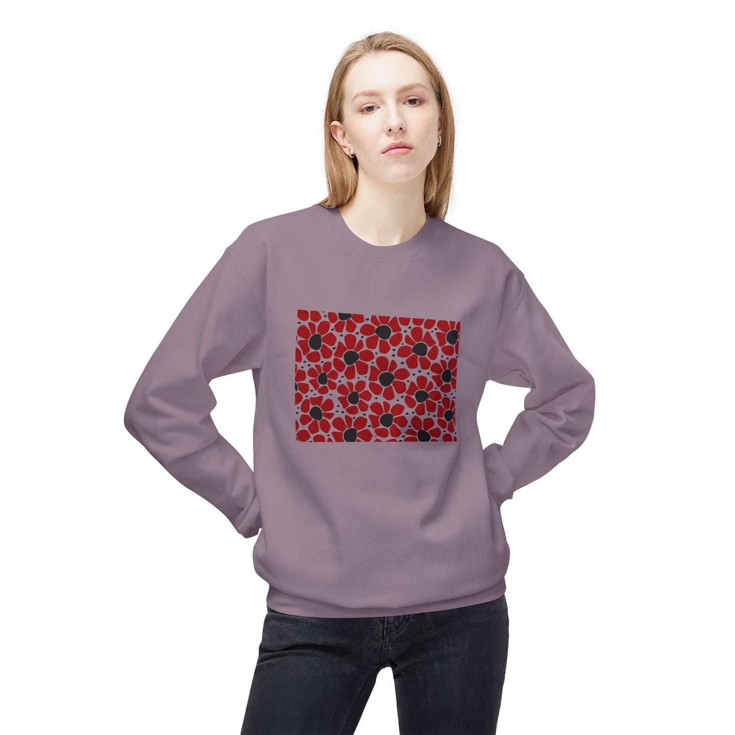 Retro Botanical Floral Pattern Sweatshirt (unisex)