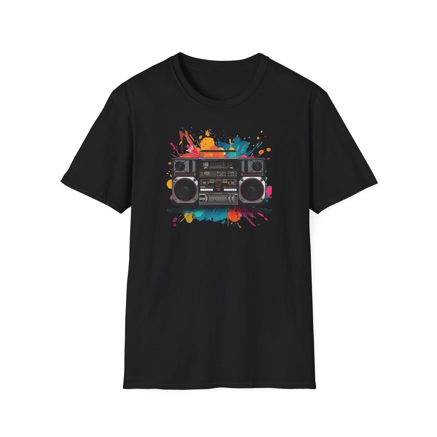 Retro Boombox Softstyle T-Shirt (CA)