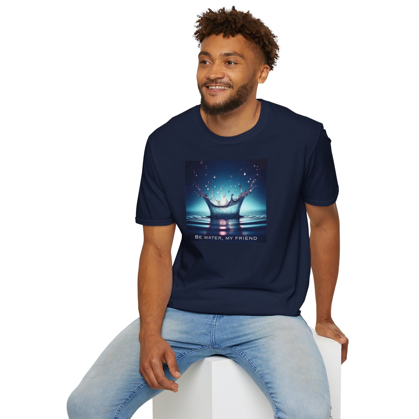 Bruce Lee Quote T-Shirt - 'Be Water, My Friend' (CA)