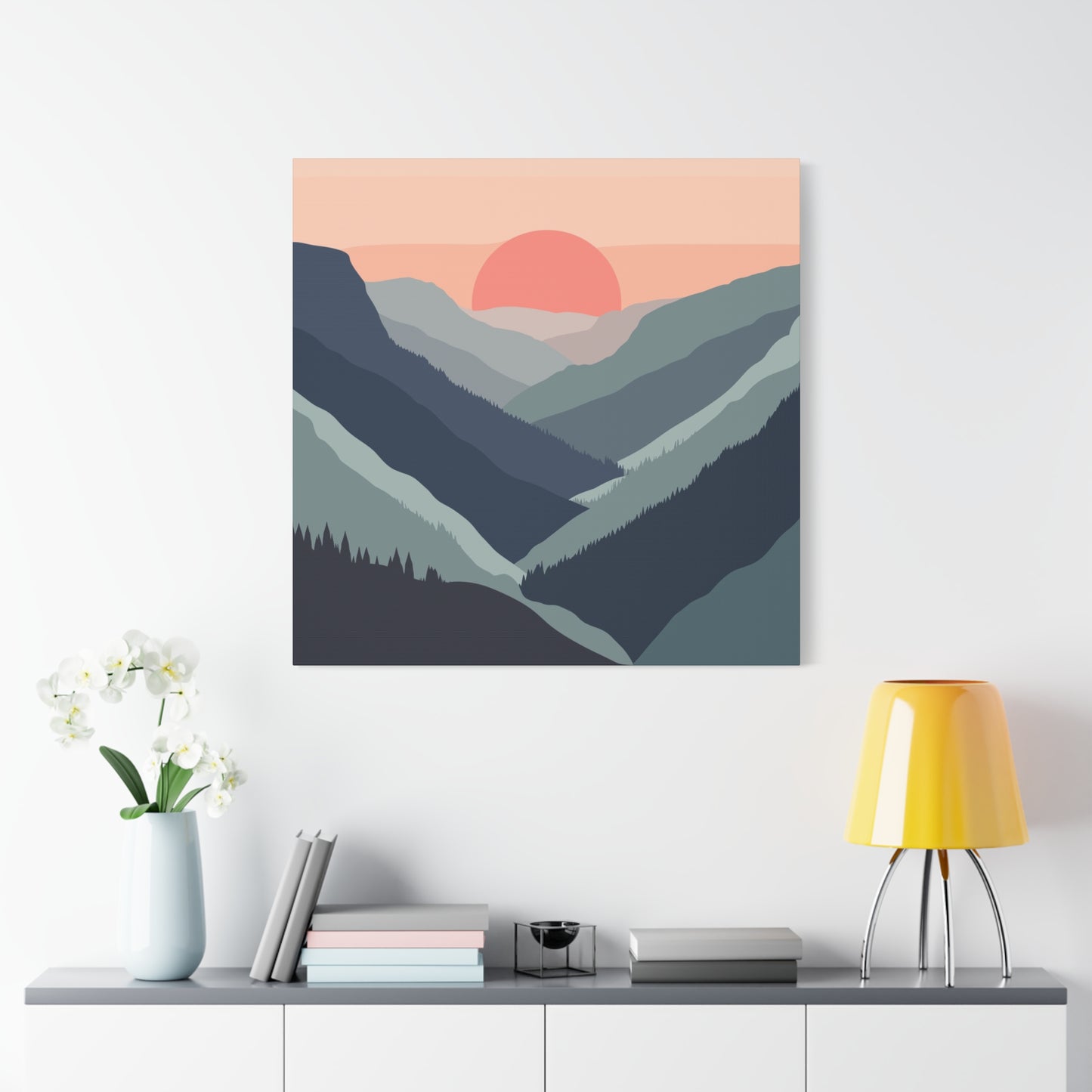 Nature-Inspired Wall Art - Serene Sunset Canvas