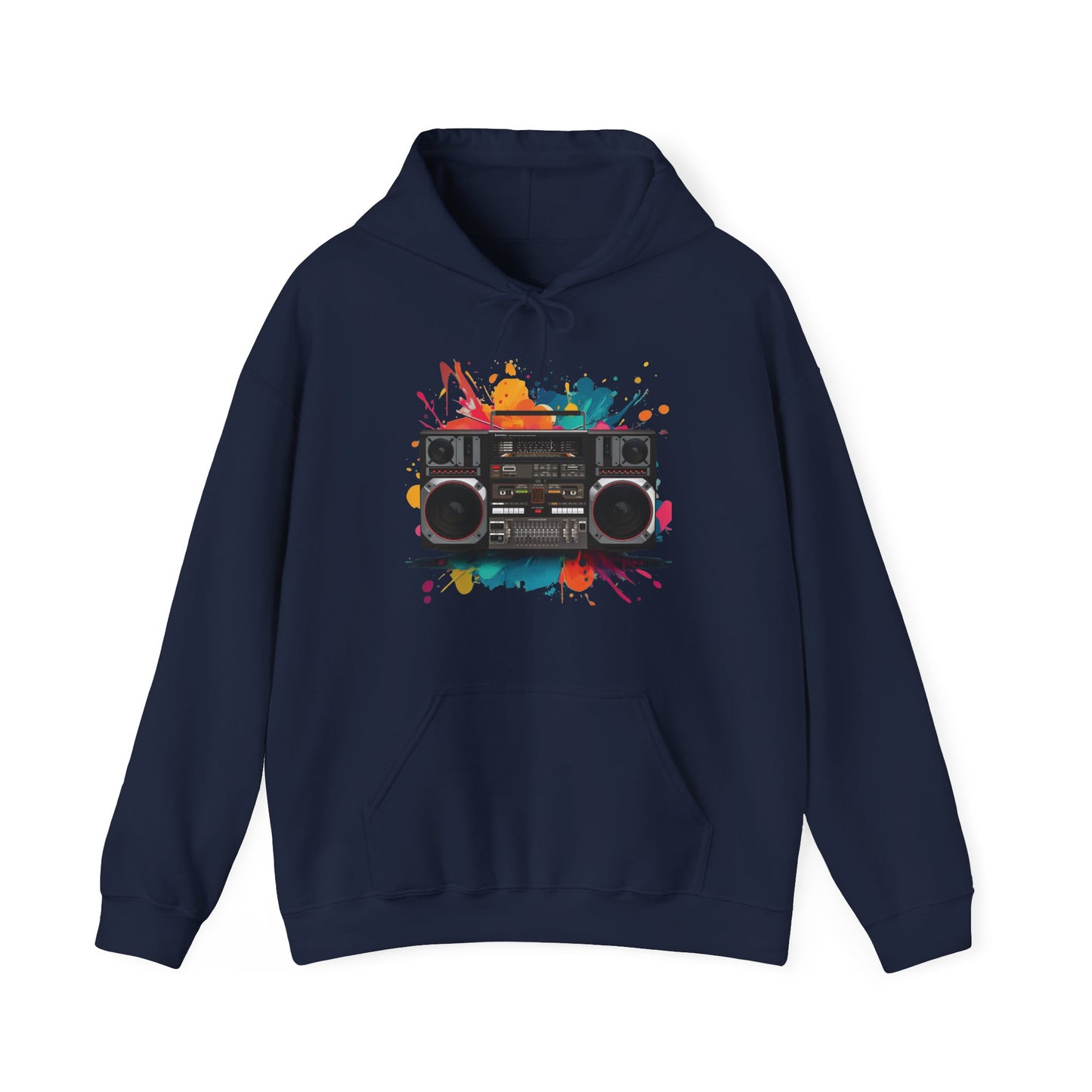 Retro 80's Boombox Hoodie (CA)