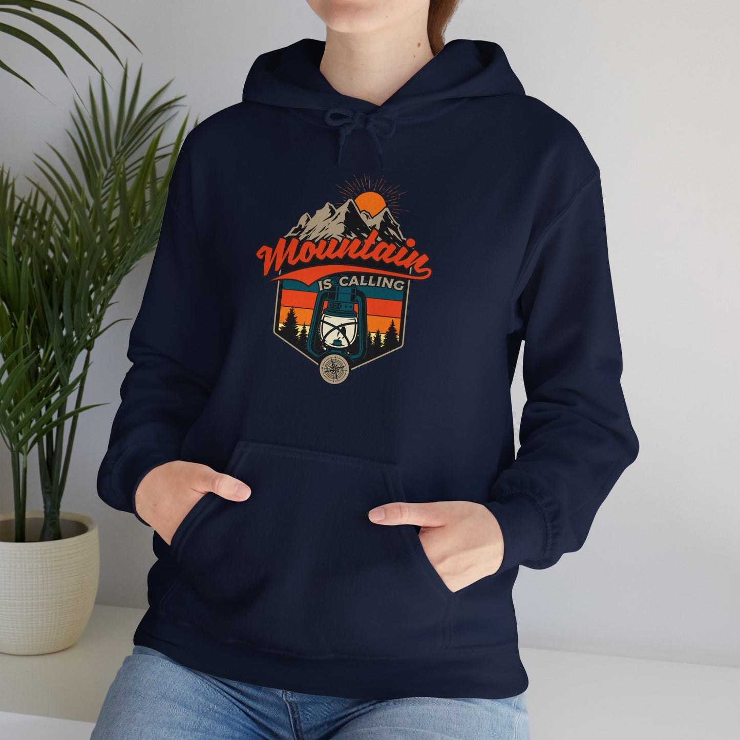 "Mountain is Calling" Hoodie for Nature Lovers (CA)