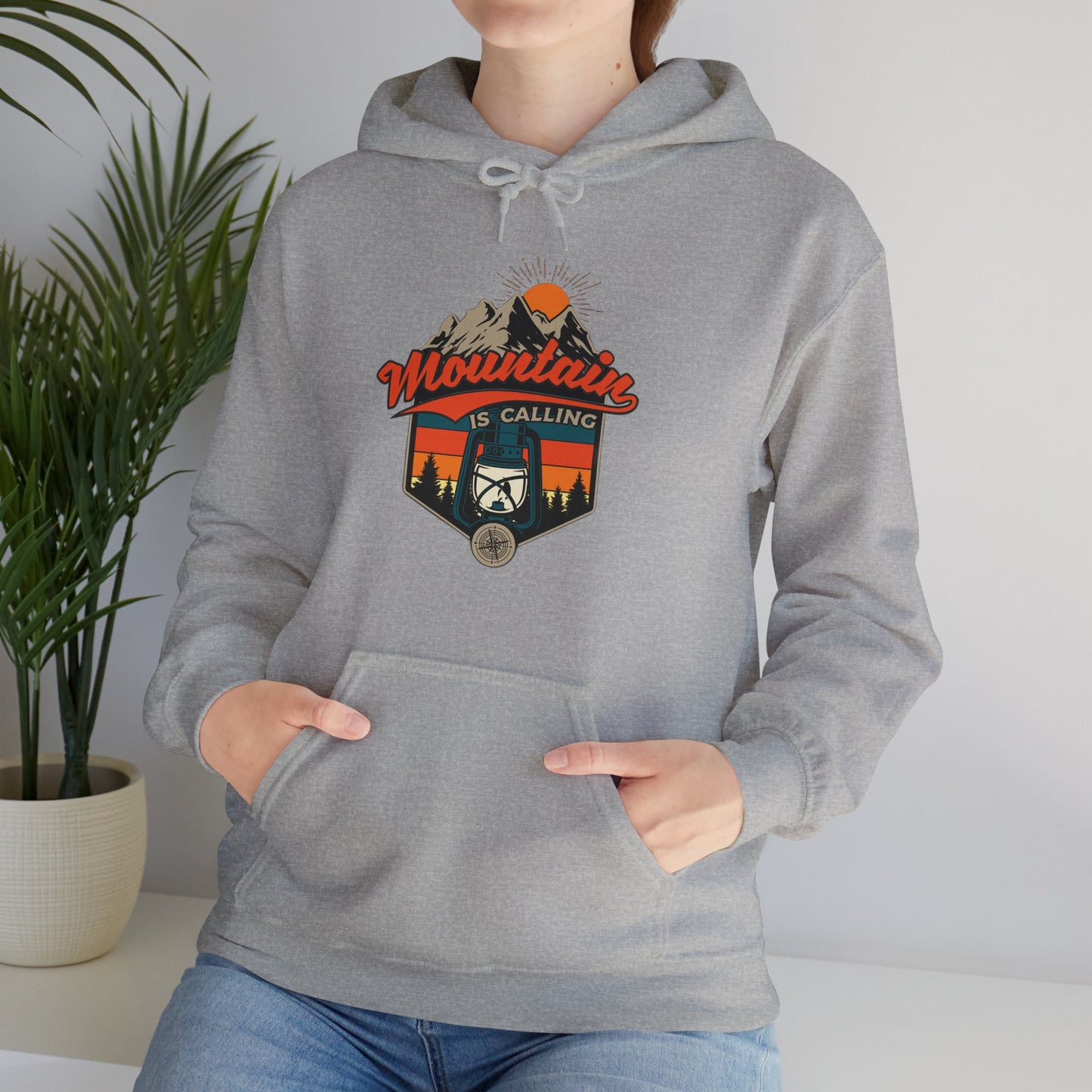 "Mountain is Calling" Hoodie for Nature Lovers (CA)