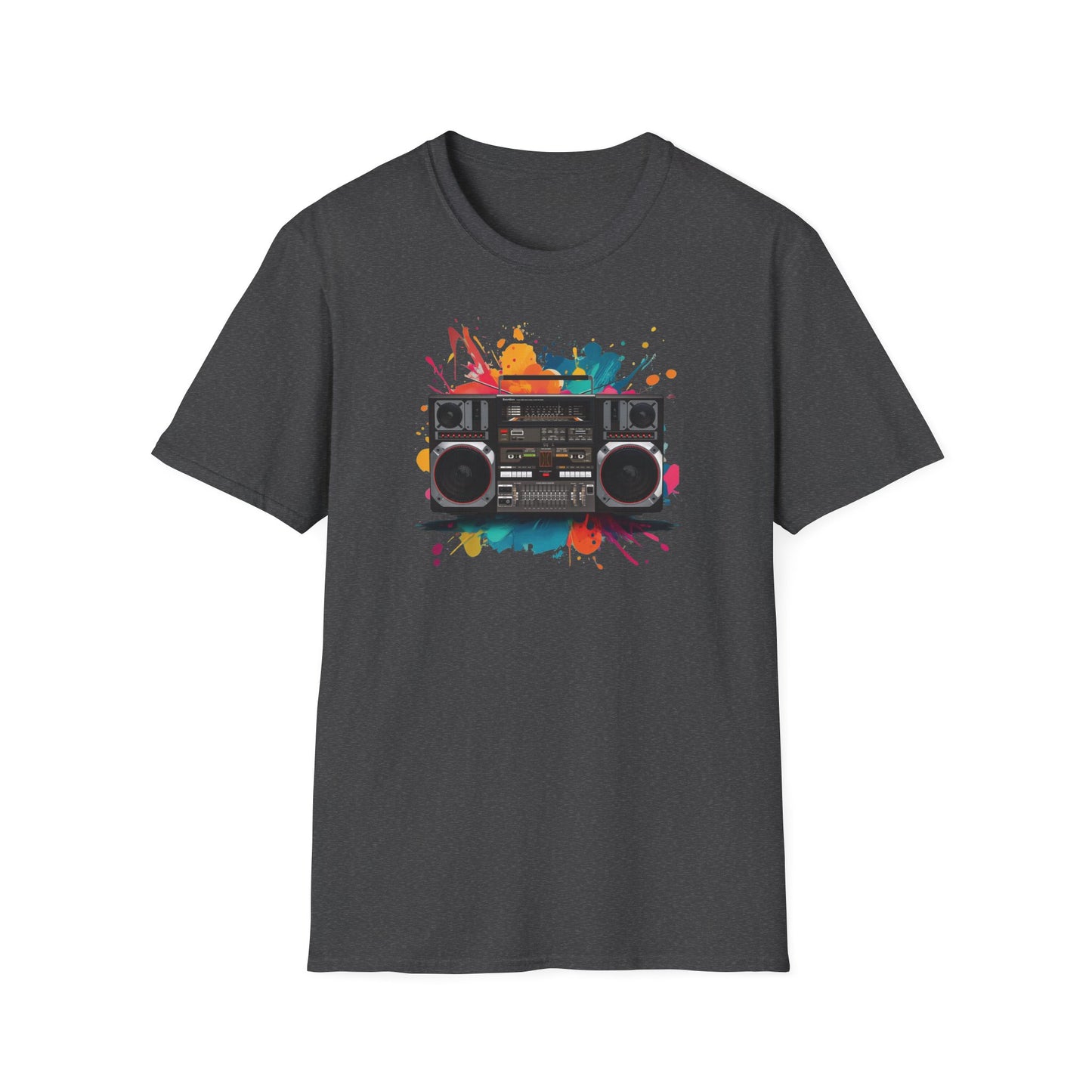 Retro Boombox Softstyle T-Shirt (CA)