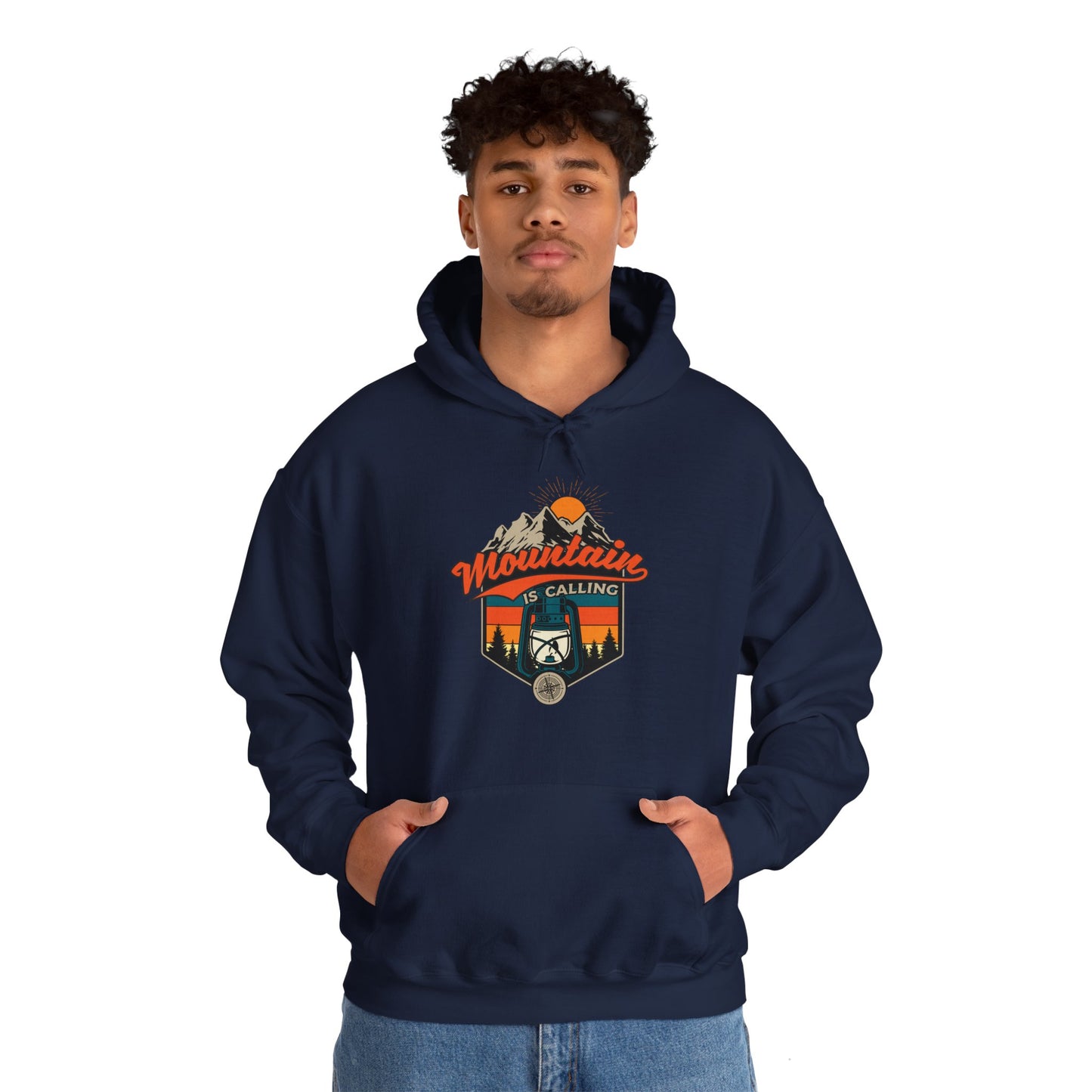 "Mountain is Calling" Hoodie for Nature Lovers (CA)