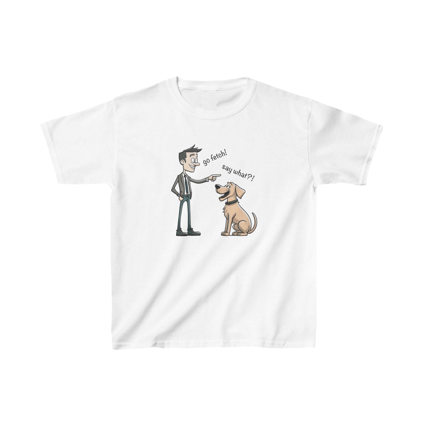 Kids T-Shirt - Funny Dog Design