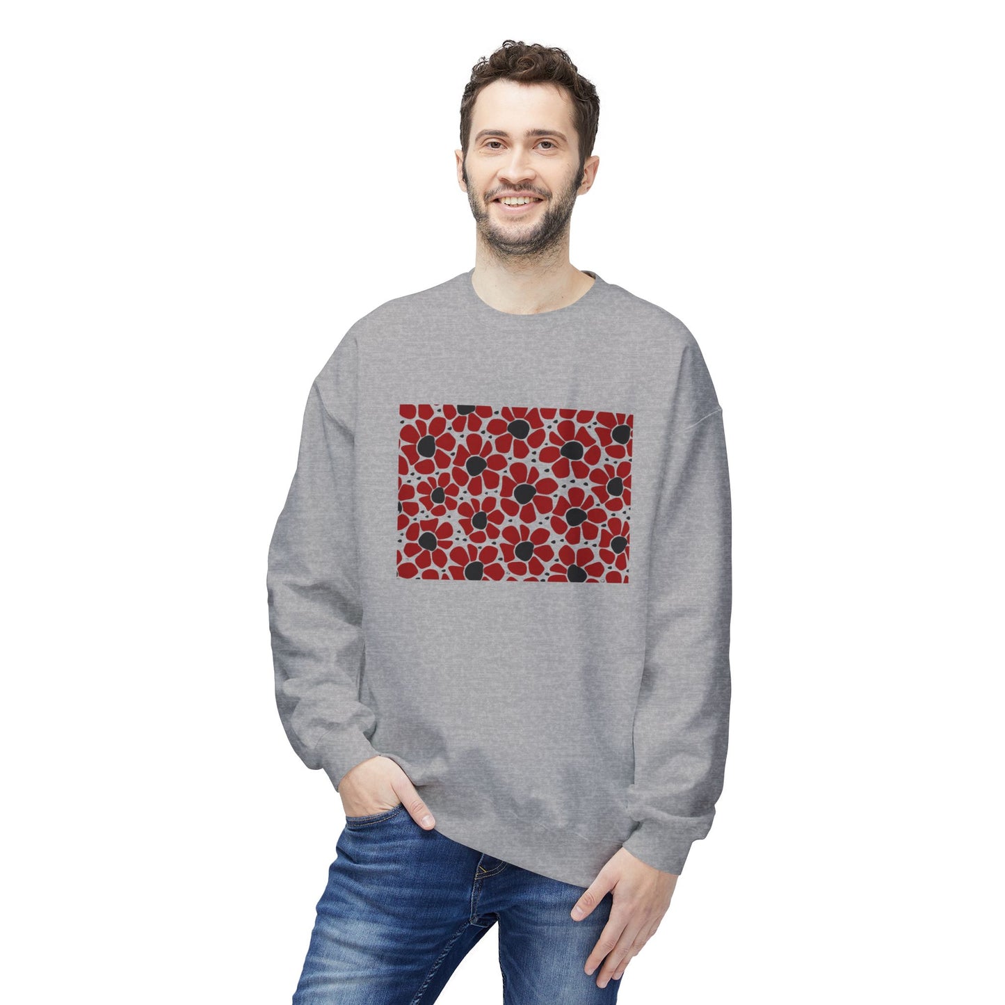 Retro Botanical Floral Pattern Sweatshirt (unisex)