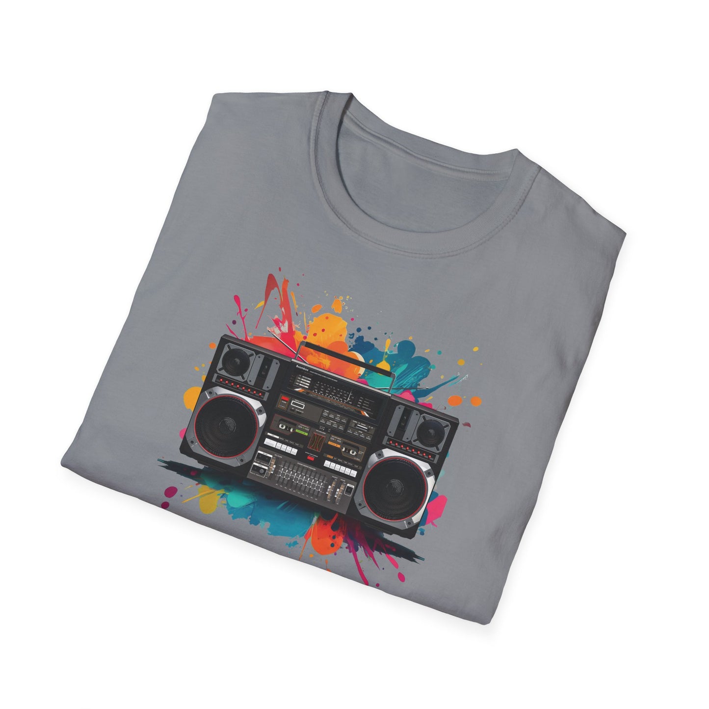 Retro Boombox Softstyle T-Shirt (CA)