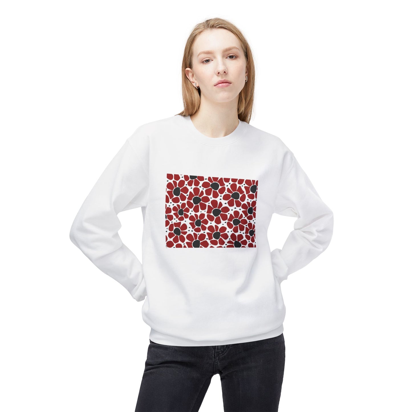 Retro Botanical Floral Pattern Sweatshirt (unisex)