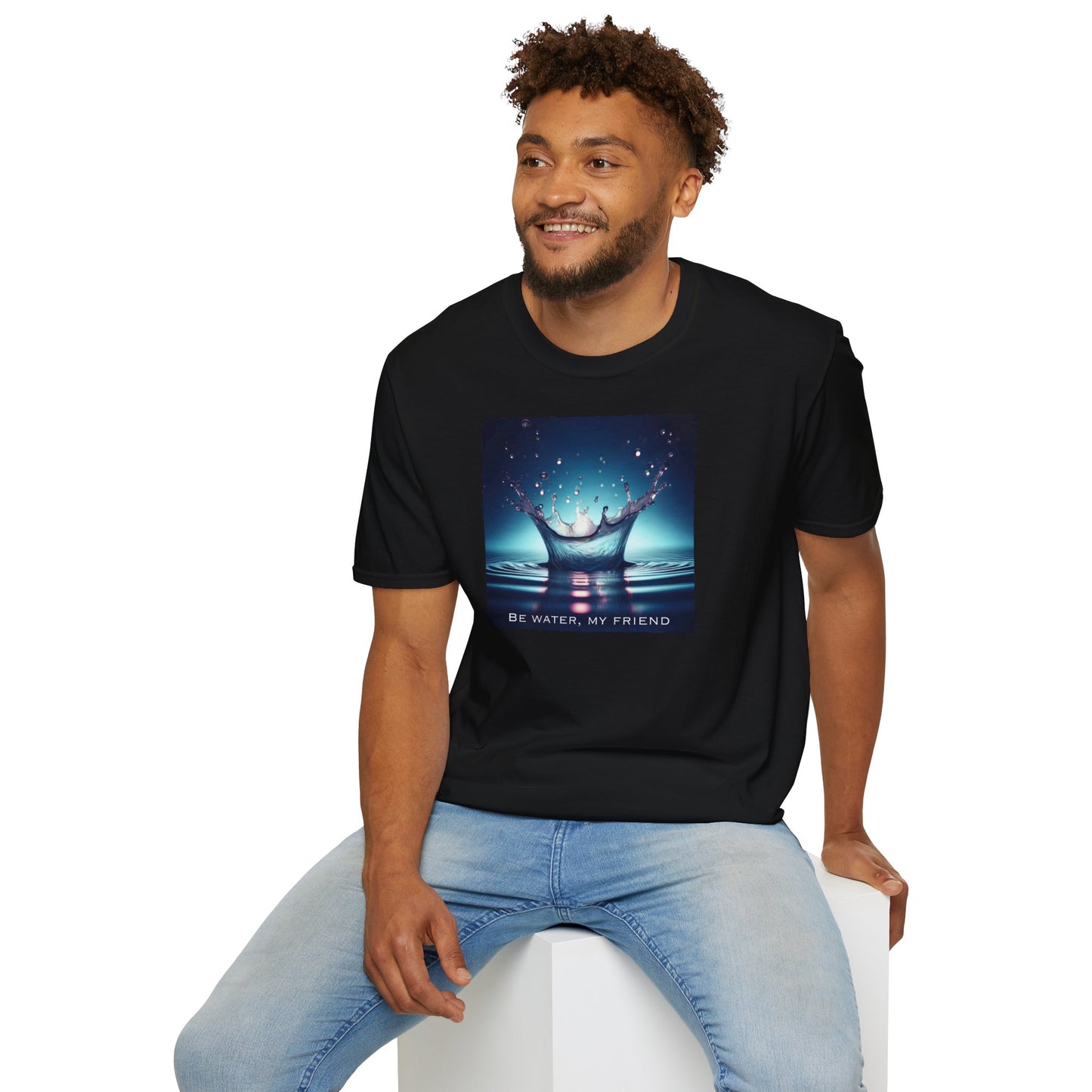 Bruce Lee Quote T-Shirt - 'Be Water, My Friend' (CA)