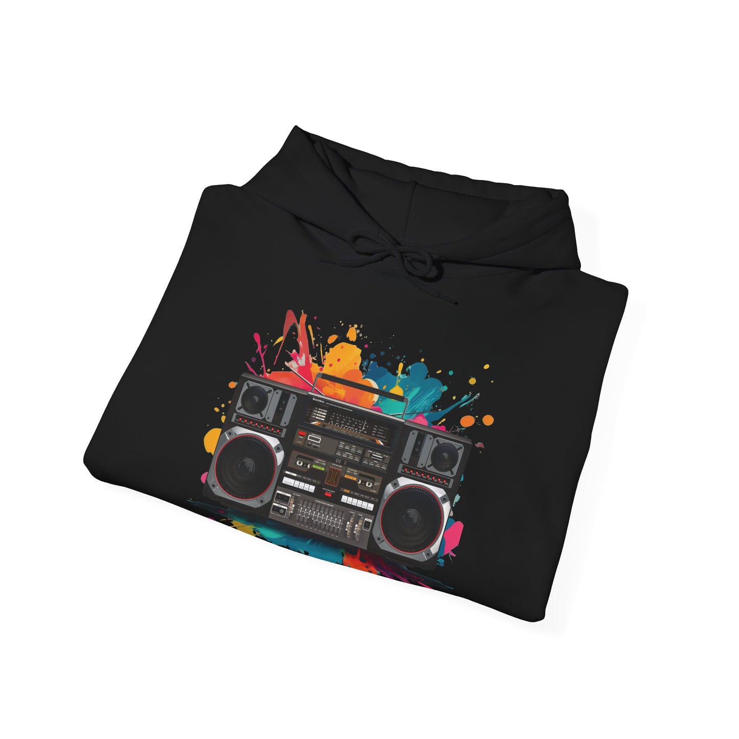 Retro 80's Boombox Hoodie (CA)