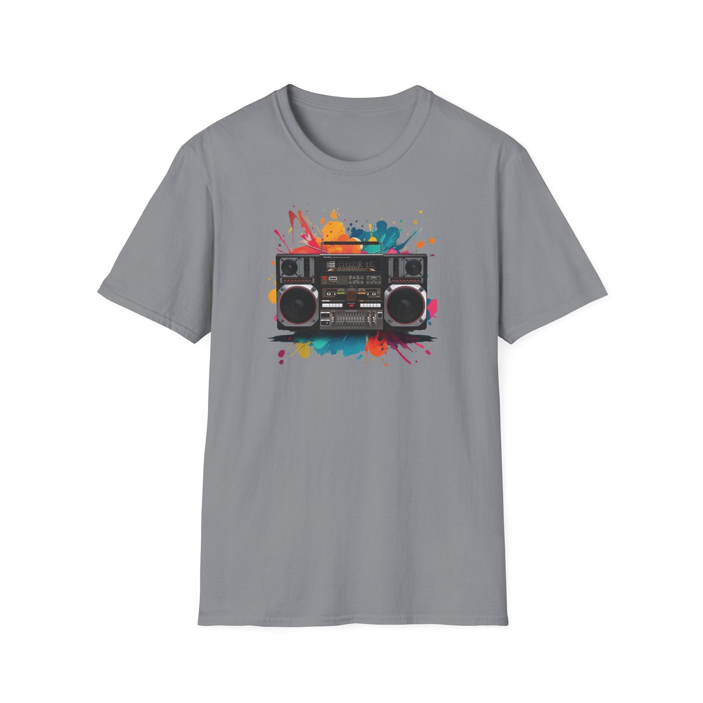 Retro Boombox Softstyle T-Shirt (CA)