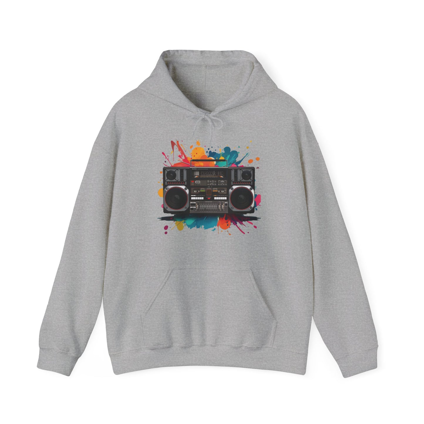 Retro 80's Boombox Hoodie (CA)
