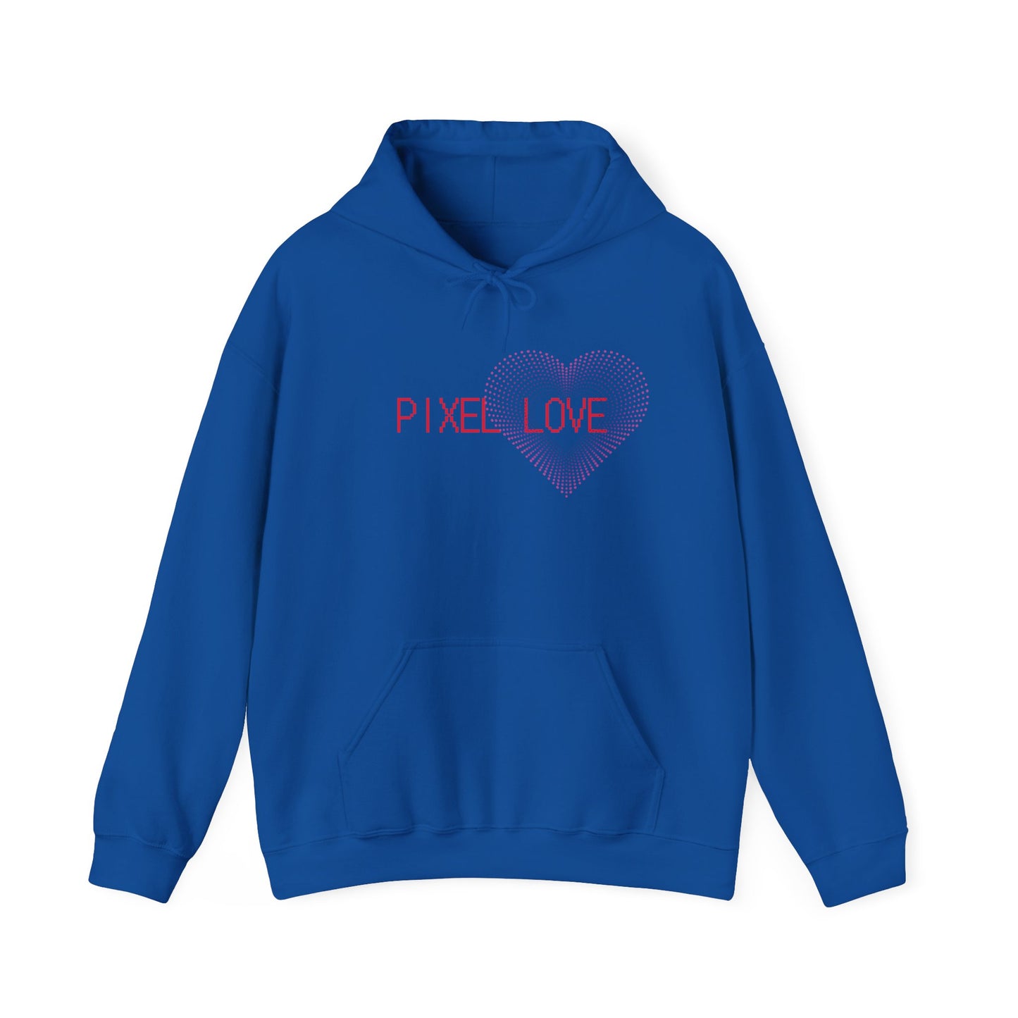 Pink Dotted Heart - Pixel Love Hoodie (CA)