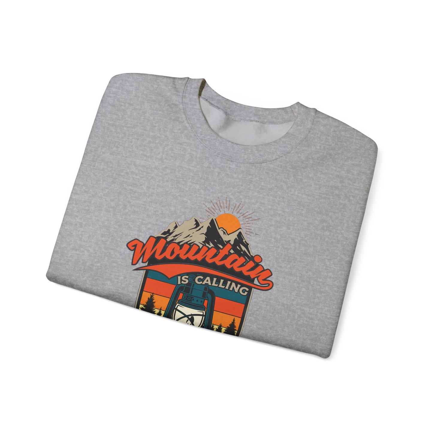 Adventure Awaits Mountain Graphic Crewneck Sweatshirt (CA)