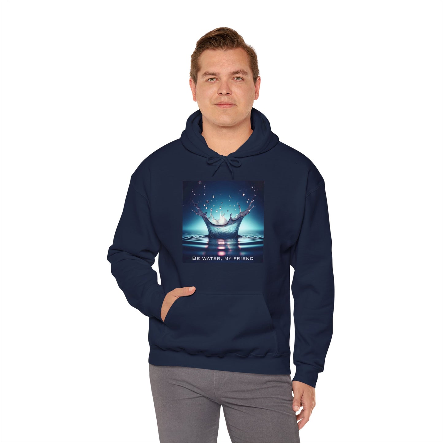 Martial Arts Inspiration Hoodie - 'Be Water, My Friend' (CA)