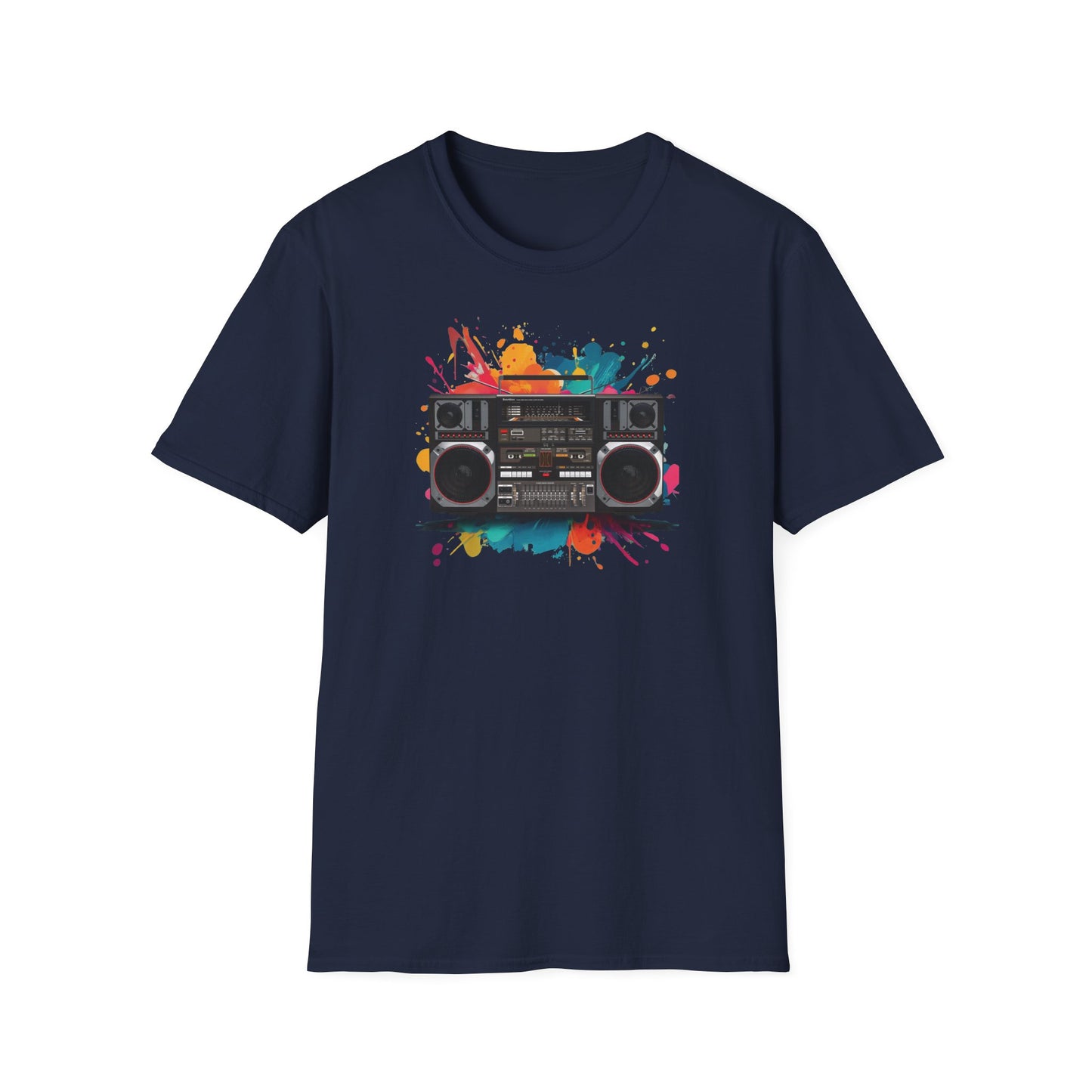Retro Boombox Softstyle T-Shirt (CA)
