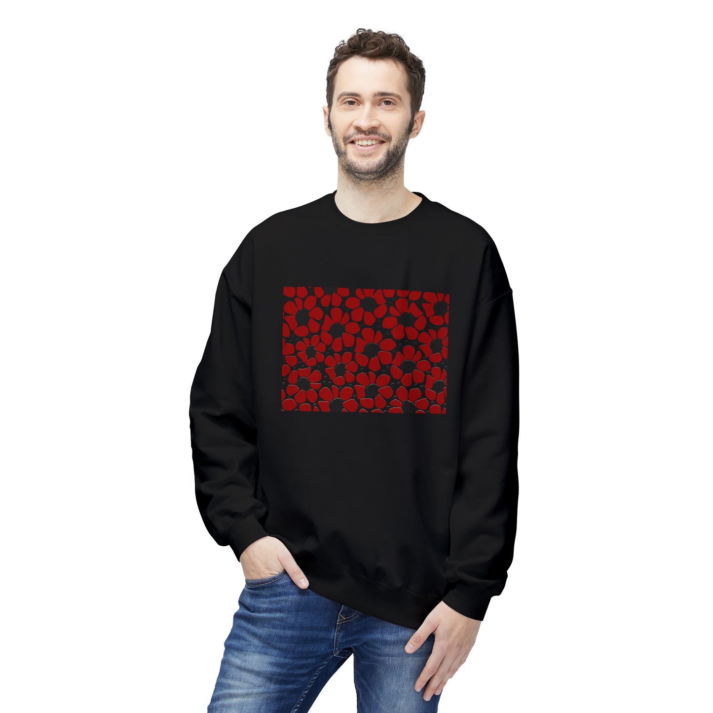 Retro Botanical Floral Pattern Sweatshirt (unisex)