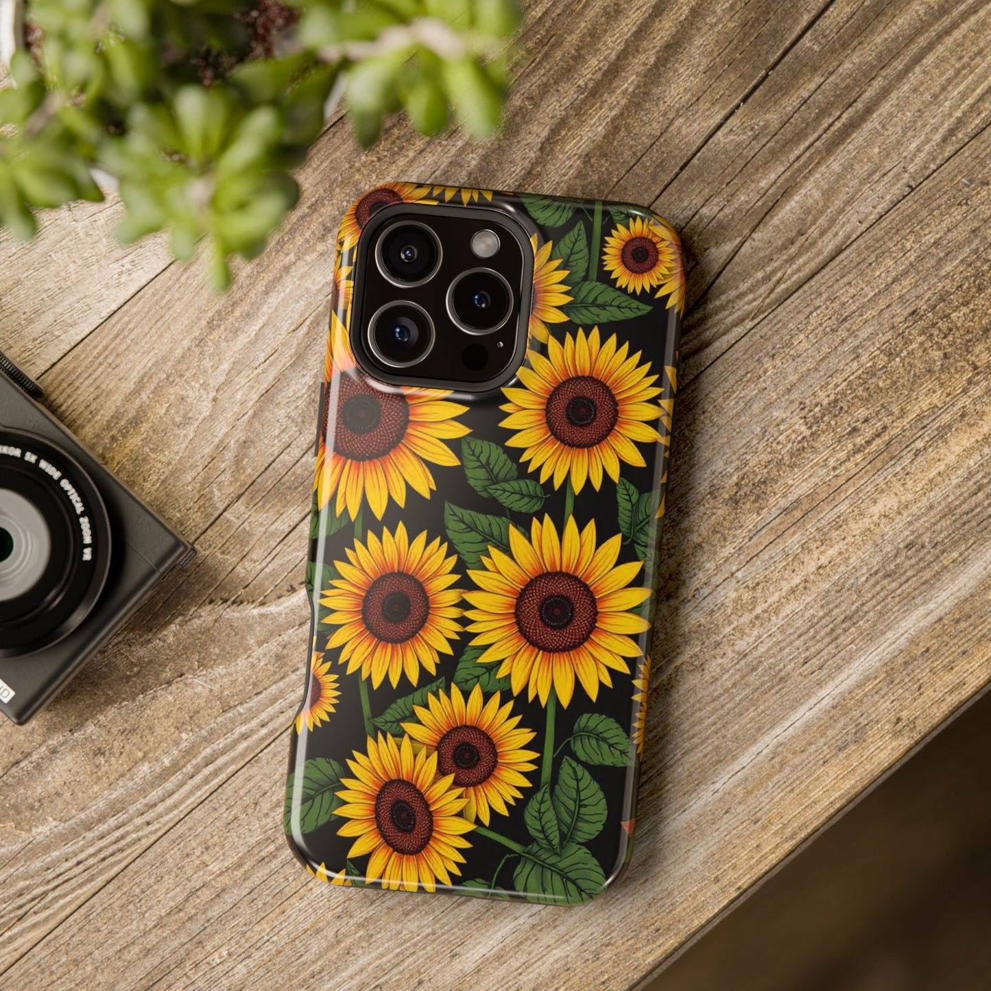 Sunflowers Pattern - Magnetic Tough Case