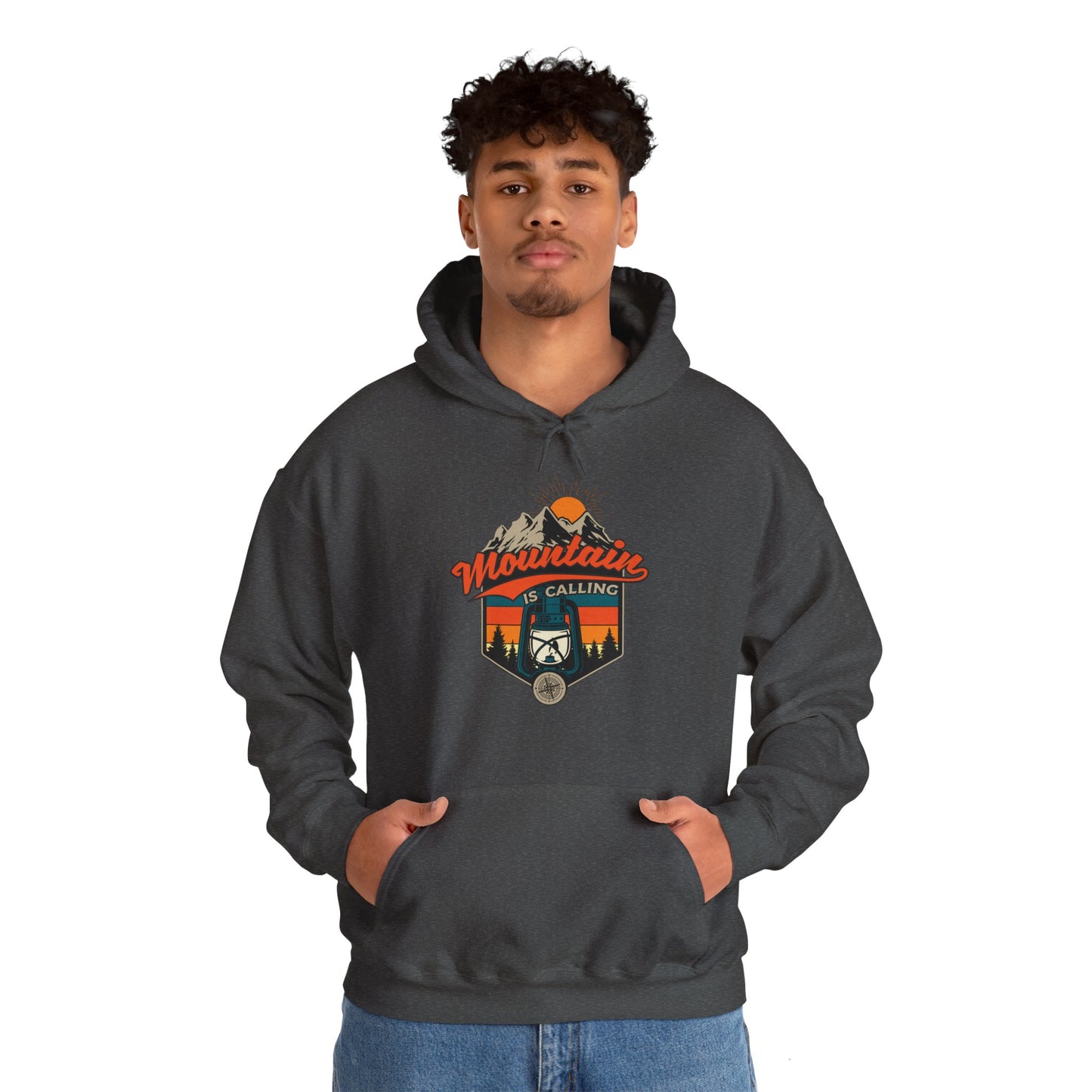 "Mountain is Calling" Hoodie for Nature Lovers (CA)