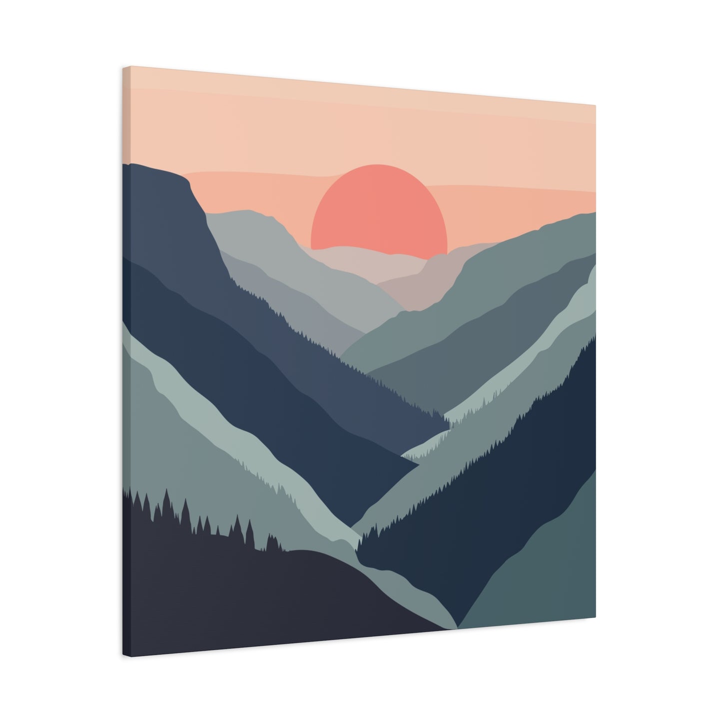 Nature-Inspired Wall Art - Serene Sunset Canvas