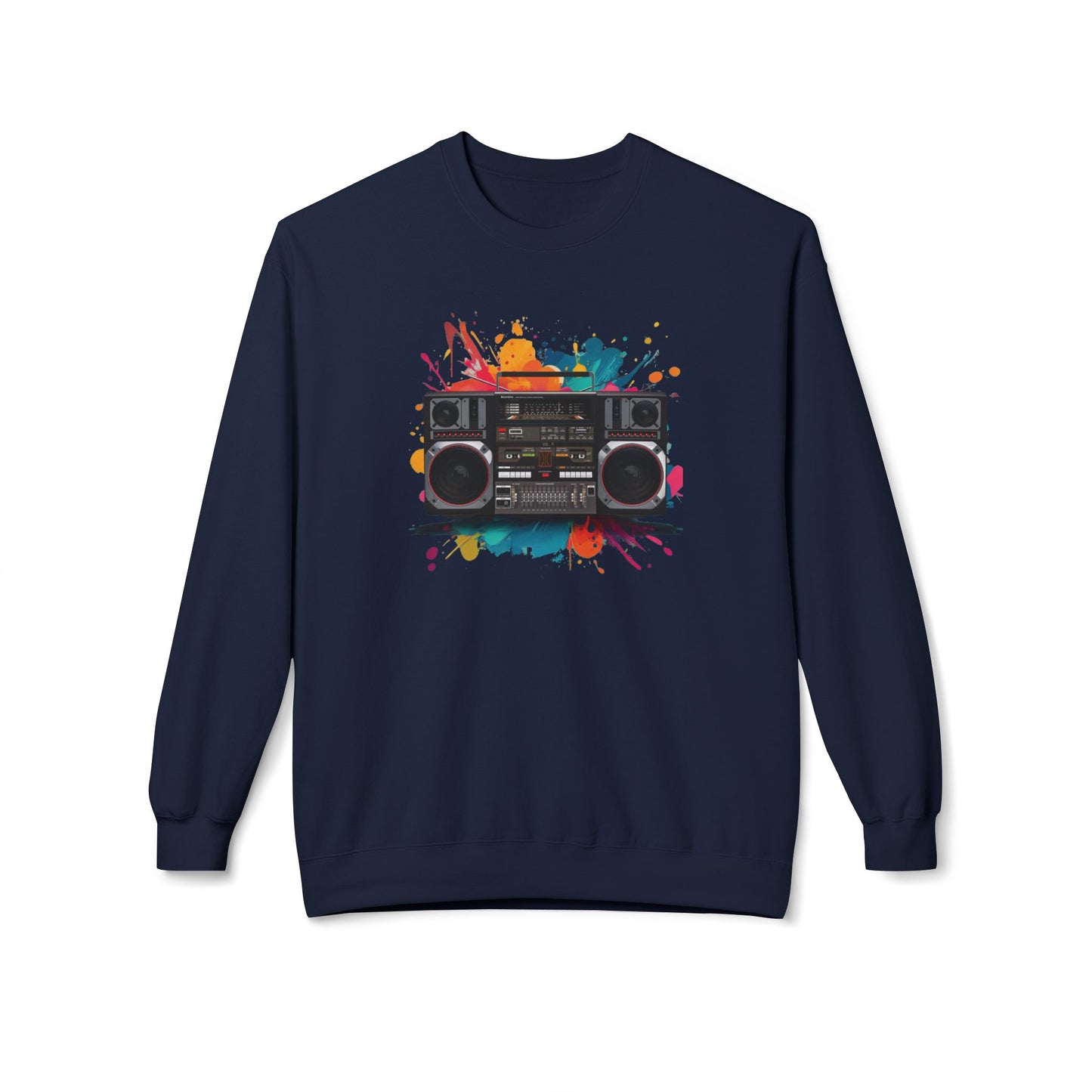 Retro 80's Boombox Sweatshirt (Unisex)