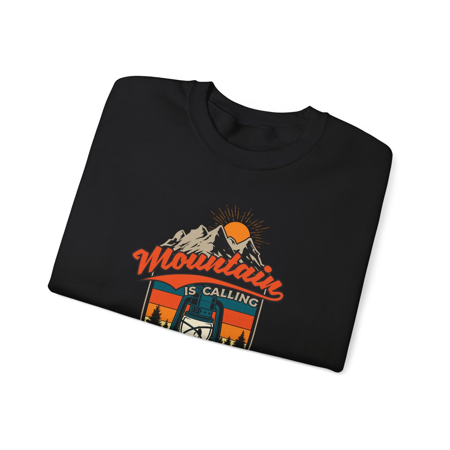 Adventure Awaits Mountain Graphic Crewneck Sweatshirt (CA)