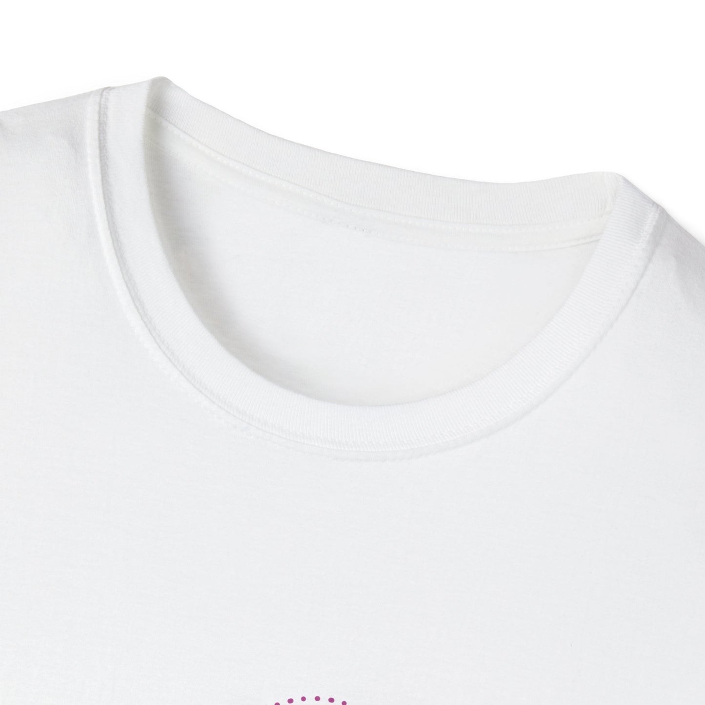 Pink Dotted Heart - Pixel Love Unisex T-Shirt