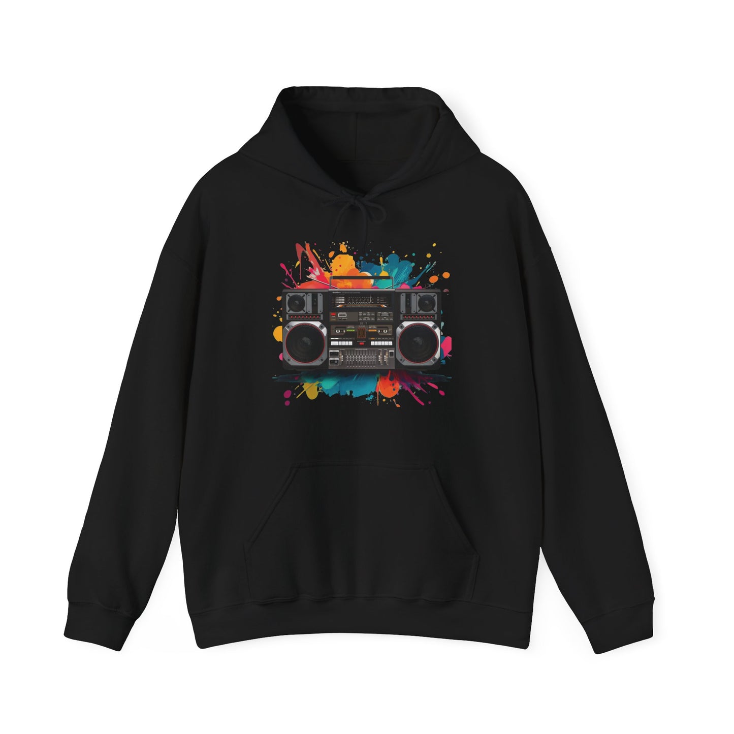 Retro 80's Boombox Hoodie (CA)