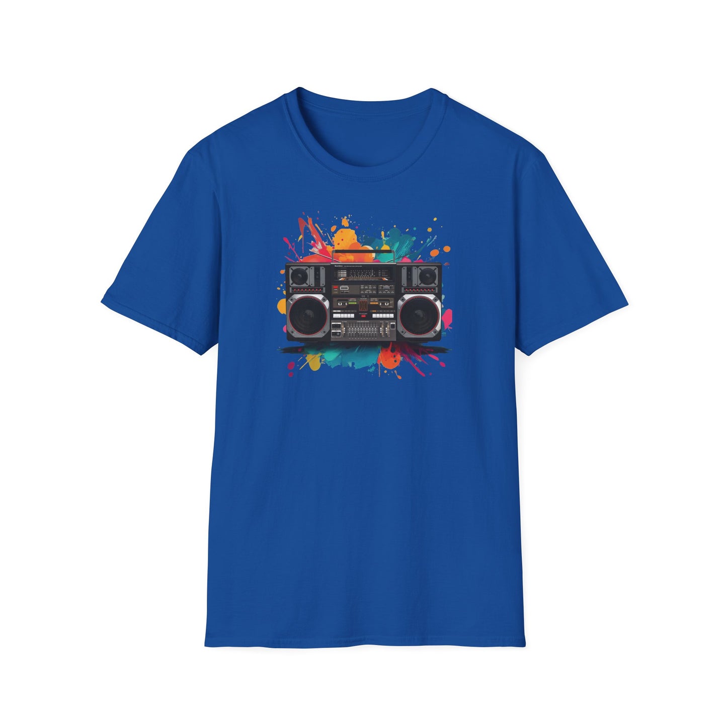 Retro Boombox Softstyle T-Shirt (CA)