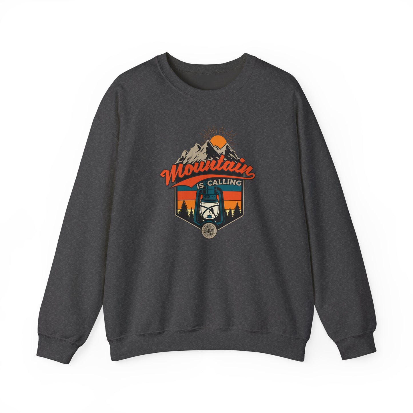 Adventure Awaits Mountain Graphic Crewneck Sweatshirt (CA)