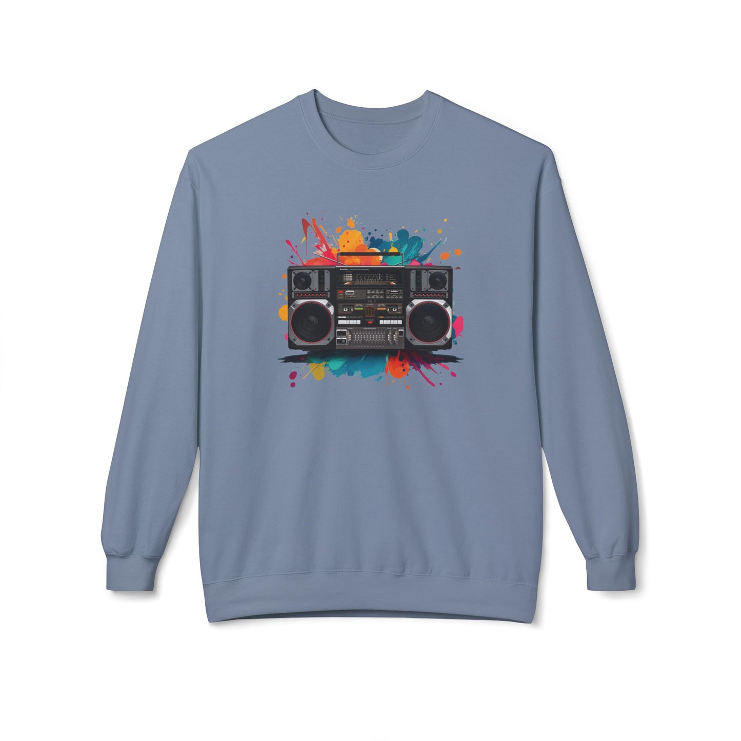 Retro 80's Boombox Sweatshirt (Unisex)