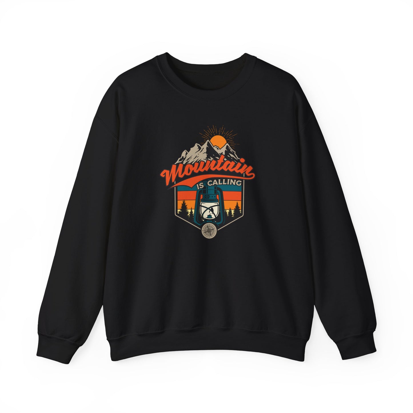 Adventure Awaits Mountain Graphic Crewneck Sweatshirt (CA)