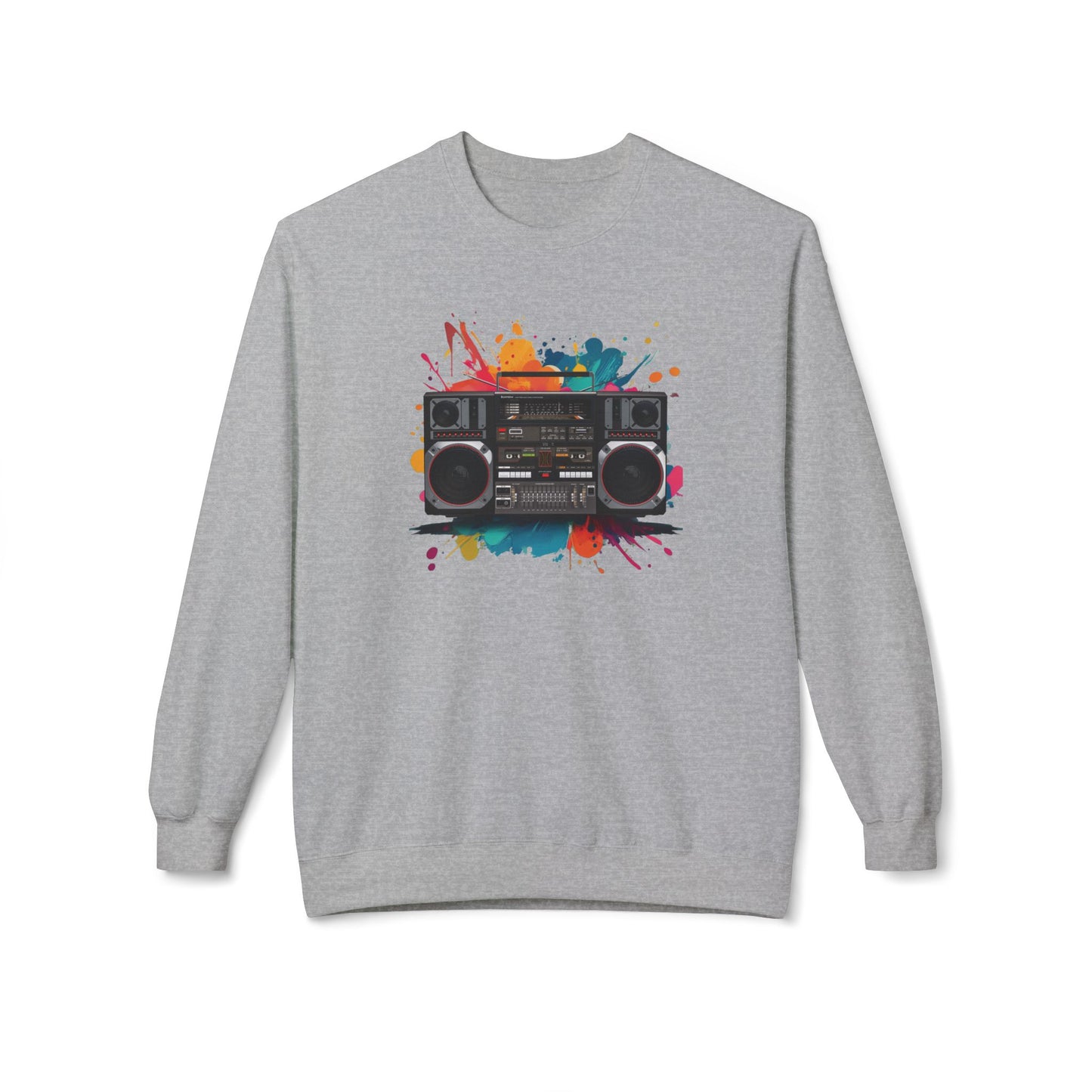 Retro 80's Boombox Sweatshirt (Unisex)