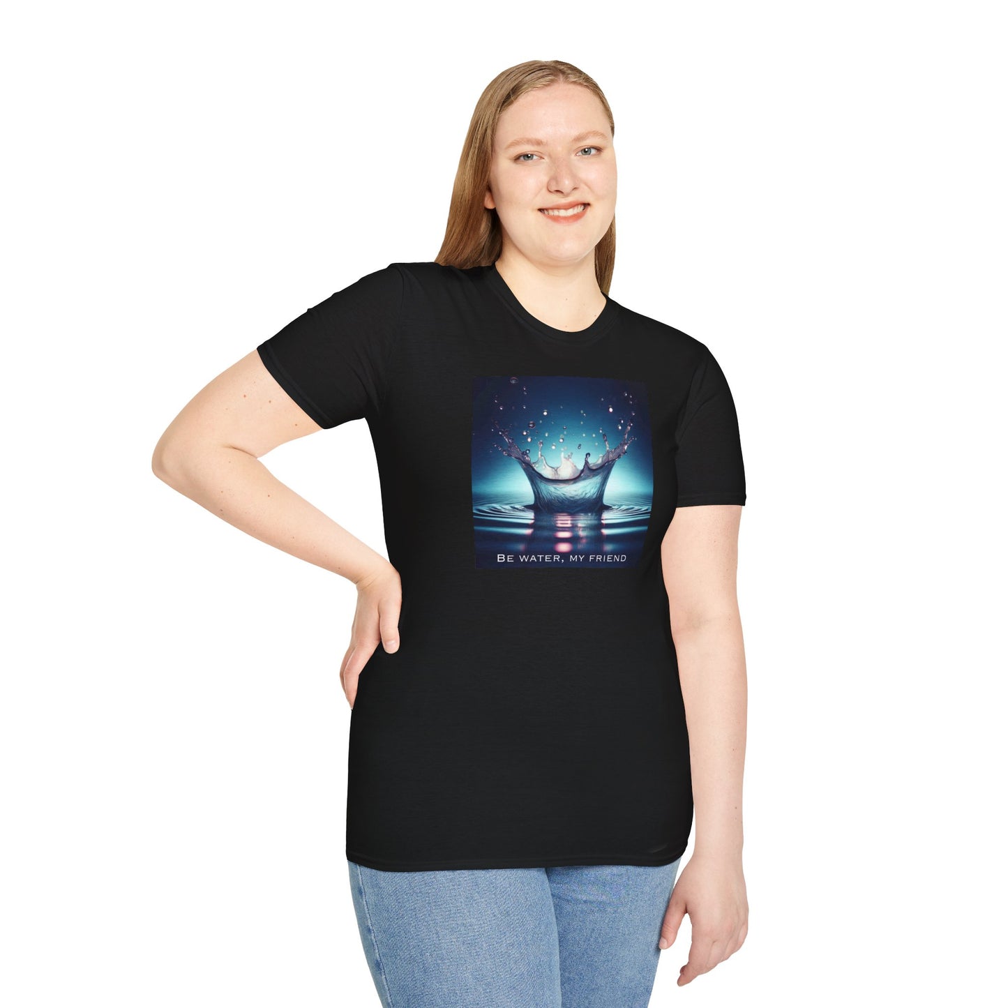Bruce Lee Quote T-Shirt - 'Be Water, My Friend' (CA)