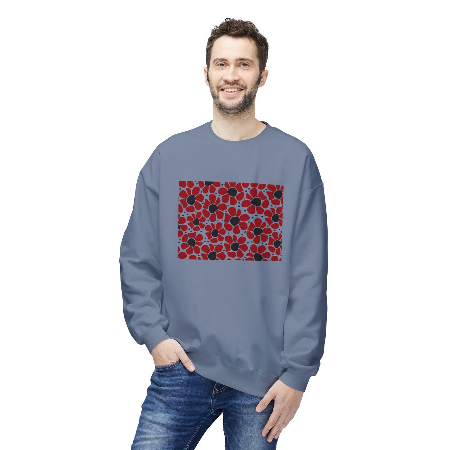 Retro Botanical Floral Pattern Sweatshirt (unisex)