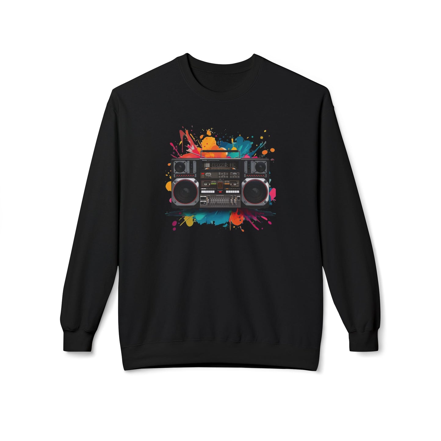 Retro 80's Boombox Sweatshirt (Unisex)