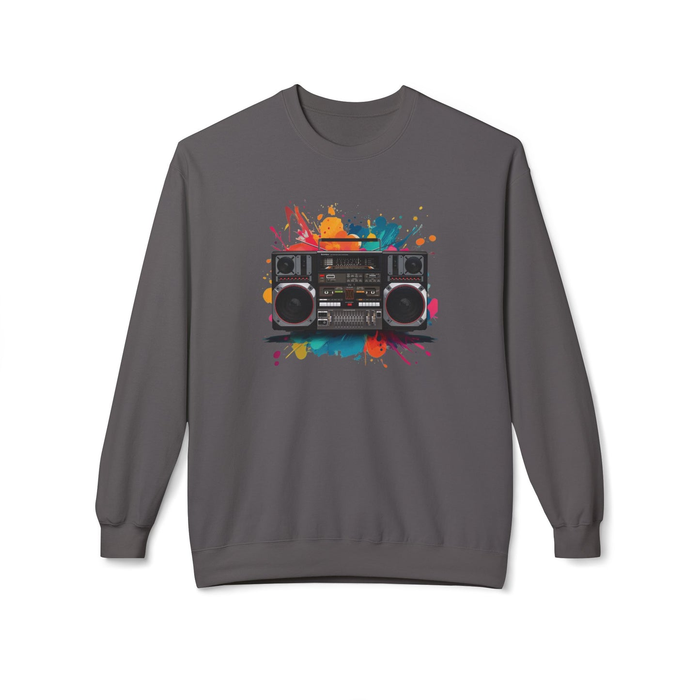 Retro 80's Boombox Sweatshirt (Unisex)